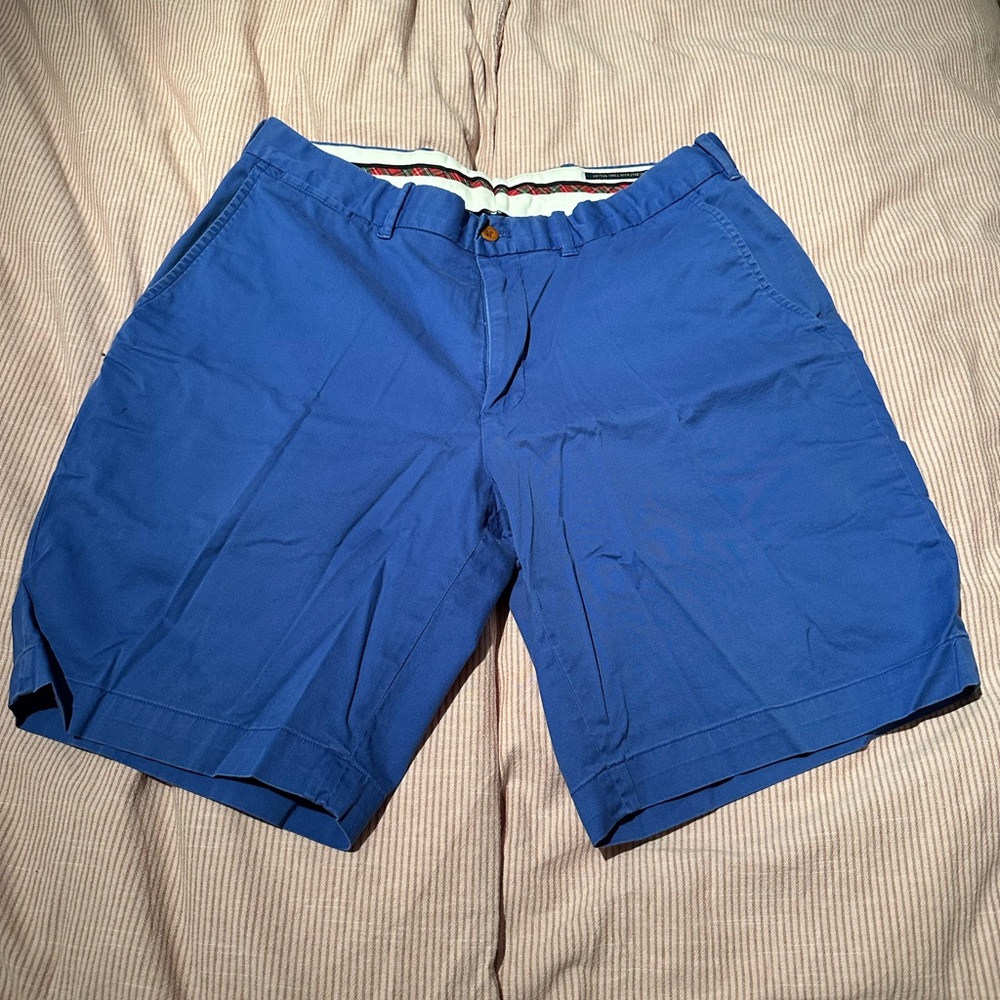 Polo Ralph Lauren Royal Blue Cotton Twill With Stretch Golf Shorts - Size 34